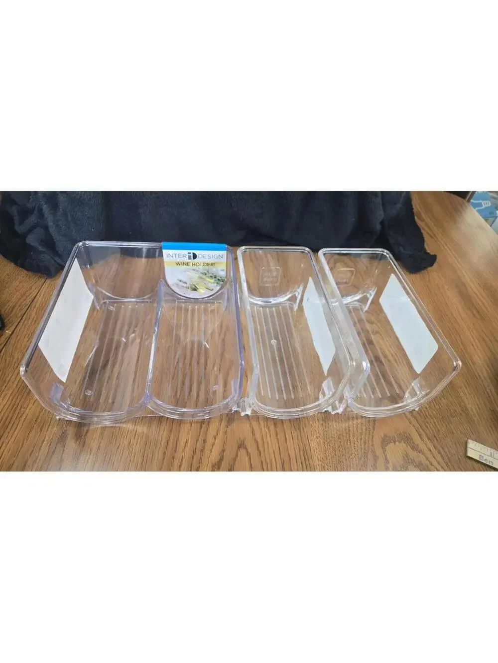 Clear Acrylic Wine Holder / Fridge & Freezer Wine Bottle Holder